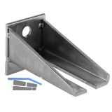 Winkelbefestigung HELM 404 WD doppelt Edelstahl