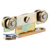 Rollapparat HELM 412 zweipaarig minimale Einbauh�he Stahl verzinkt gelb