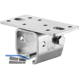 Deckenbefestigungsmuffe HELM 502, Edelstahl