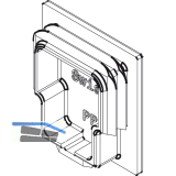 HAWA-Junior 40 Abdeckkappe f�r Laufschiene Kunststoff anthrazitgrau RAL 7016