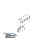 HAWA Junior 80/G Telescopic Bodenf�hrung Glas spielfrei f�r F�hrungsschiene