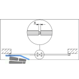 HAWA Gummiprofil Glaskantenschutz 5 m Kunststoff schwarz