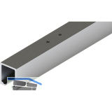 HAWA-Junior 80/100 Laufschiene Deckenmontage L=1800 mm Alu farblos eloxiert