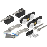 HELM 140 Beschlagset Holz ohne Laufschiene