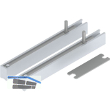 SOLIDO 100/HELM Tragprofil-Set ME minimale Einbauh�he 4-12 mm Aluminium