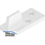 Bodenf�hrung HELM 73, Nutbreite 8 mm, Kunststoff