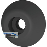 Gummipuffer, schwarz