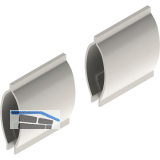 HELM GT-L Klammernset f�r T-Blende Edelstahl