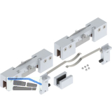 HELM GT-S 150 Beschlagset Glas 8-12,76mm ohne Laufschiene 150kg silber eloxiert