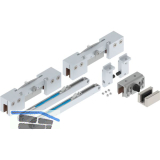 HELM GT-S 150 Beschlagset Glas 8-12,76 mm Einzugsd�mpfung 80kg Edelstahl-Effekt