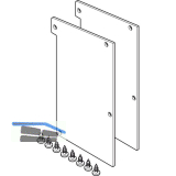 Abdeckungen stirnseitig HAWA-Frontslide f�r Wandbefestigung, ohne Distanz, Alu
