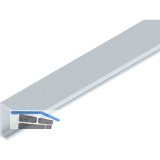HELM GT-L Laufschiene Deckenmontage auf Ma� Aluminium silber eloxiert