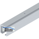 HELM 140 Laufschiene auf Ma� geschnitten silber eloxiert