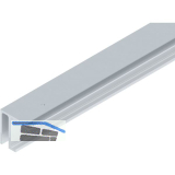 HELM GT-S 150 Laufschiene mit Seitenteil Deckenmontage auf Ma� silber eloxiert