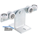 Beschlagsgarnitur f�r freitragende Tore 500FT,Tor�ffnungsbreite 5000mm, verzinkt