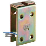 Verst�rkungslasche f. Holztor HELM 198, TS 20-40 mm, Stahl verzinkt, gelb