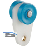 Planen-Vorhang Rollapparat einpaarig HELM 131K, Kunststoff m. Nylonrollen