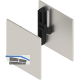 HELM GT-S 150 Abdeckkappen-Set klemmbar Edelstahl-Effekt