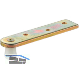 F�hrungsrolle HELM 249 F,12 mm, Stahl verzinkt, gelb