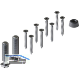 HAWA Junior 100/Z Aufh�ngeschrauben-Set M10 zu Zweiwegaufh�ngung