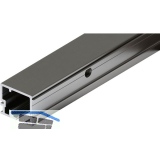 HAWA-Junior 100 Laufschiene Wandmontage L=6000 mm auf Ma� silber