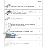 HAWA Junior 100/Z-Pocket Beschlagset Holz SoftStop Federpuffer (30239)