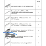 HAWA Junior 100/B-Pocket Beschlagset Holz SoftStop/SoftMove (30253)