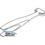 HAWA Porta/Divido Schienenreiniger Kunststoff blau