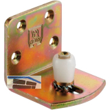 F�hrungsrolle HELM 153, Stahl verzinkt, gelb