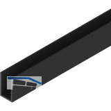 SOLIDO 100/HELM 140/GT-S 150 U-Blende auf Ma� L=6000 mm schwarz matt