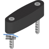 Bodenf�hrung HELM 316, Kunststoff