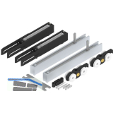 HELM 140 Beschlagset Holz minimale Einbauh�he mit Einzugsd�mpfung beidseitig