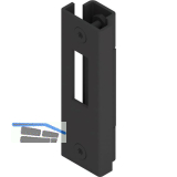 SOLIDO/HELM Schlie�blech zu Anschlagkasten schwarz matt