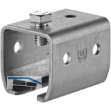 �bersteckmuffe f. bauseitige Schwei�konstruktion HELM 1404, M8 x 16, Stahl blank