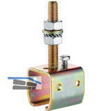 Befestigungsmuffen HELM 404 Stahl verzinkt gelb