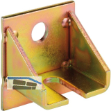 Winkelbefestigung HELM 404 W einfach Stahl verzinkt gelb