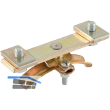 Endklemme Kabelwagen einfach HELM 335/435, Kabel 33-43 mm, Stahl verzinkt gelb