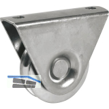 IBFM Schiebetorrolle mit Auflager 386, � 60mm, V-Nut , Stahl verzinkt