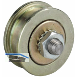 Schiebetor-Stahlrolle � 55 mm, Stahl verzinkt, gelb
