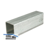 Laufschiene f�r freitragende Tore, L�nge 3000 mm, Stahl verzinkt