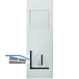 Schiebet�rmuschel FSB 4255 WC eckig, geschlossen, Edelstahl feinmatt