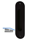 MARCHESI Schiebet�rmuschel oval 38 x 152 mm Messing schwarz