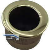 MARCHESI Stirnziehgriff Einlassma� � 25 mm, Aluminium poliert