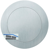 Schiebet�rmuschel FSB 4252 rund, geschlossen, Edelstahl feinmatt