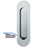 FSB Schiebet�rmuschel 42 4250 oval offen, Edelstahl matt