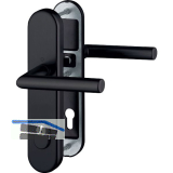 Sicherheits-Dr�ckergarnitur AMSTERDAM, PZ88, T�rst�rke 42-52 mm, RC3, schwarz