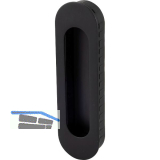 MARCHESI Schiebet�rmuschel oval, 155 x 45 x 2, Edelstahl schwarz