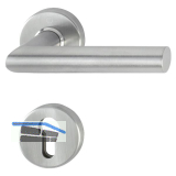 SH-Dr�ckerhalbgt. AMSTERDAM-zu SH-Knopflangschild, PZ, Edelstahl matt