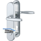 SH-Dr�ckergarnitur VERONA-auf LS PZ92, 67-77, mit Kzs., silber,54 x 250 x 10