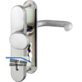 SH-Wechselgarnitur PARIS auf LS PZ92, 67-77, SST 8, ohne Kzs., Edelstahl matt